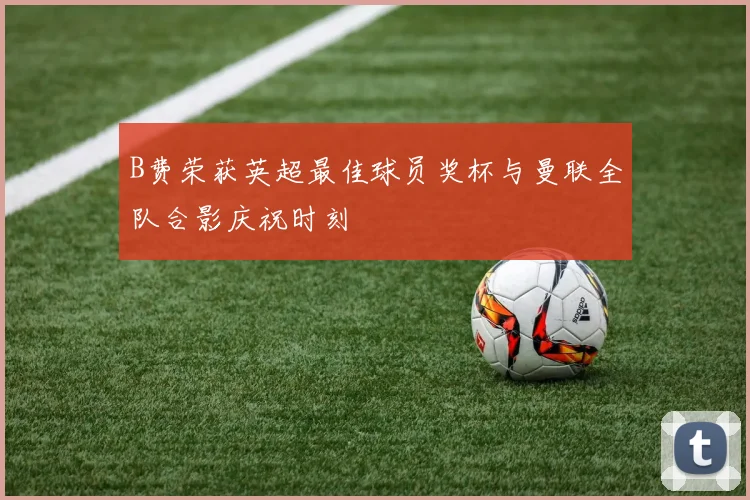 B费荣获英超最佳球员奖杯与曼联全队合影庆祝时刻